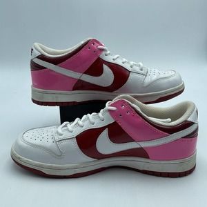 Nike Dunk Low Valentines Day Women's Size 8 White Pink Red 317813-114